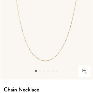Mejuri Gold Dainty Chain Necklace